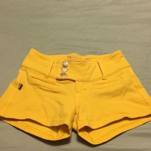 Yellow shorts